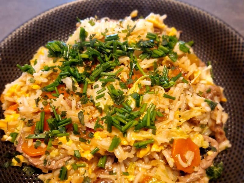 Cliquez pour zoomer ! Riz au boeuf à la chinoise Thermomix par naturailes