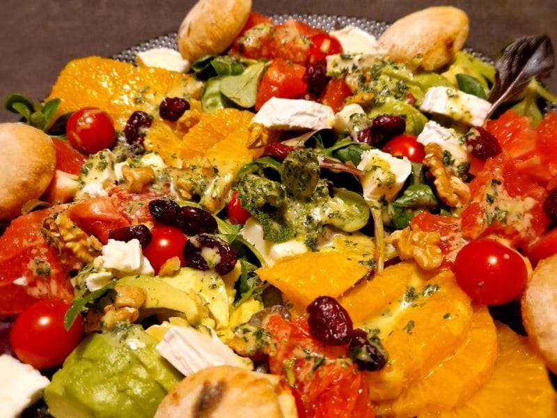 Cliquez pour zoomer ! Salade d’agrumes à la menthe Thermomix par naturailes