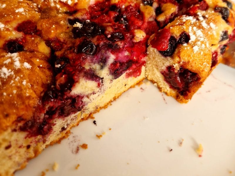 Cliquez pour zoomer ! Bublanina aux fruits rouges Thermomix par naturailes