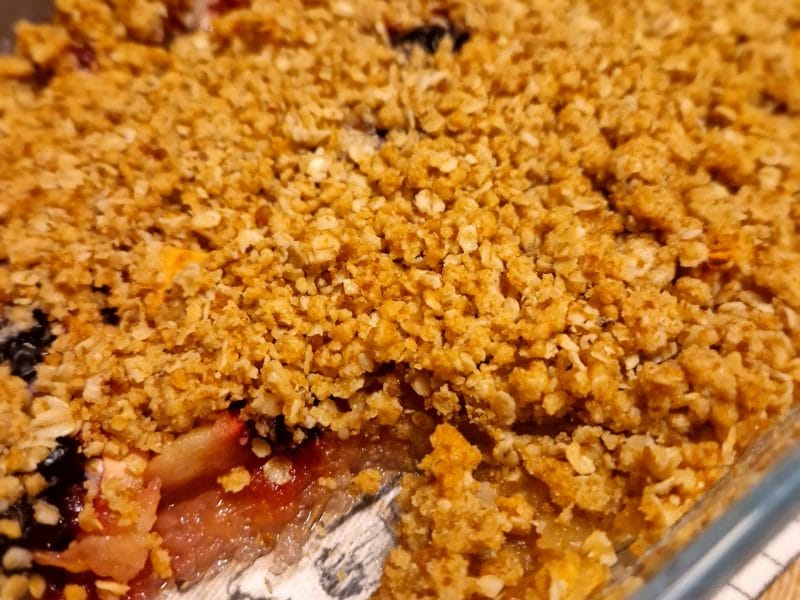 Cliquez pour zoomer ! Crumble aux Pommes Thermomix par naturailes