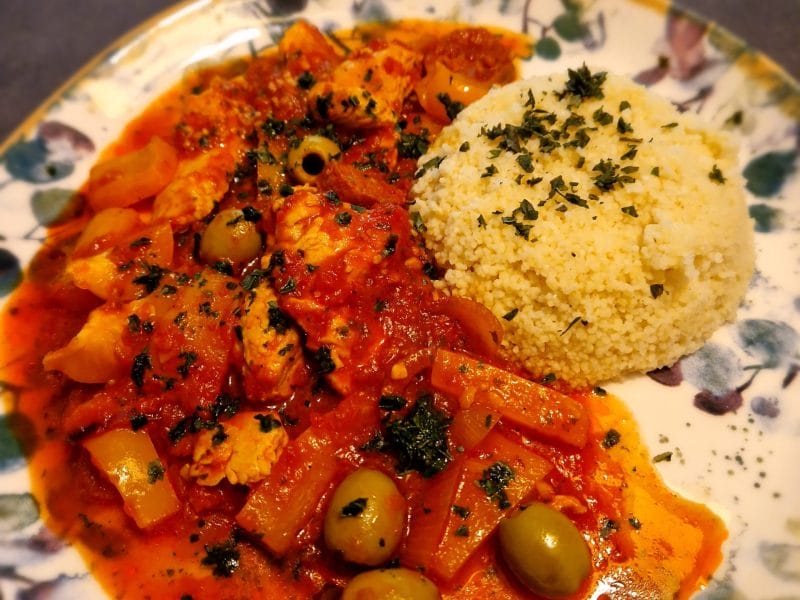 Cliquez pour zoomer ! Sauté de poulet au chorizo Thermomix par naturailes