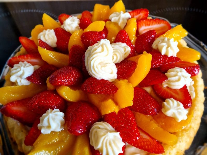 Cliquez pour zoomer ! Tarte renversée aux fruits rouges et citron vert Thermomix par naturailes