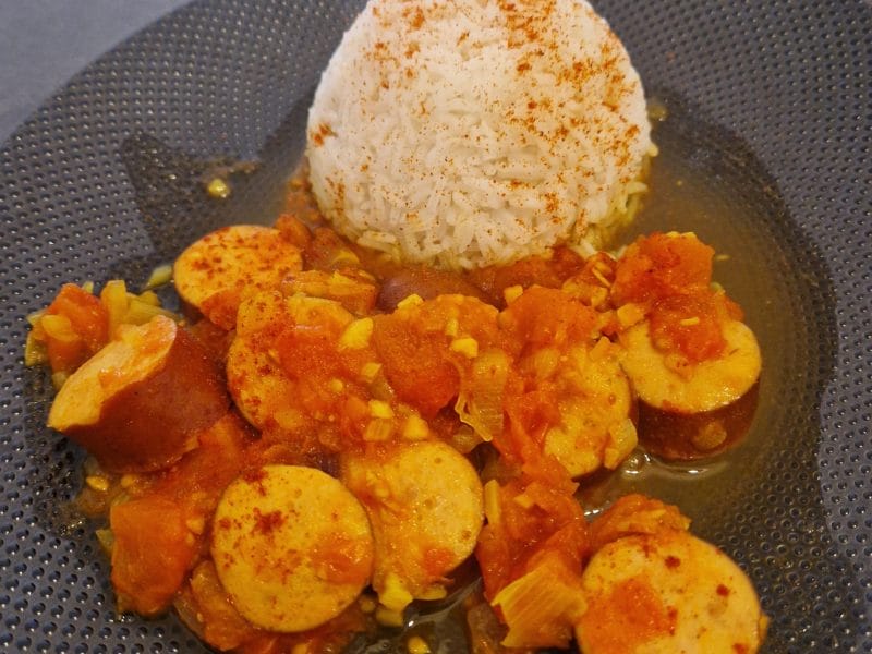 Cliquez pour zoomer ! Rougail saucisse Thermomix par naturailes