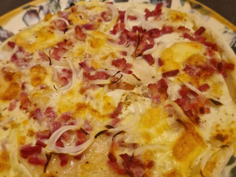 Cliquez pour zoomer ! Flammekueche traditionnelle Thermomix par naturailes