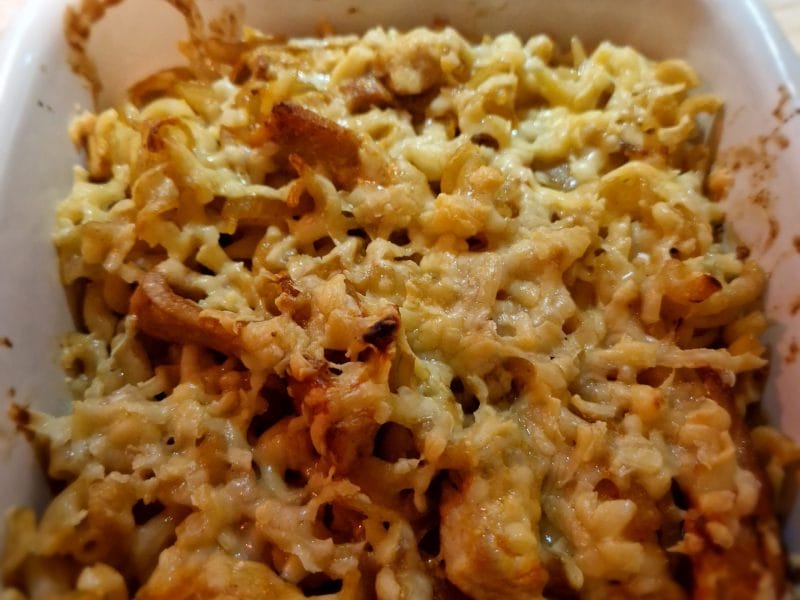 Cliquez pour zoomer ! Gratin de fusilli au jambon Thermomix par naturailes