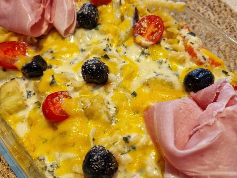 Cliquez pour zoomer ! Clafoutis aubergines et tomates Thermomix par naturailes