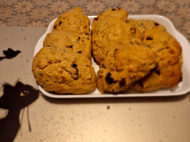 Cliquez pour zoomer ! Cookies amandes et noix Thermomix par naturailes
