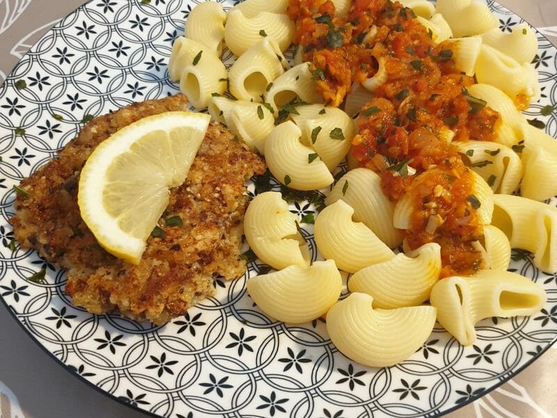 Cliquez pour zoomer ! Escalopes milanaises Thermomix par naturailes