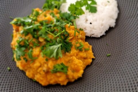 Cliquez pour zoomer ! Dhal de patate douce et de lentilles corail Thermomix par naturailes