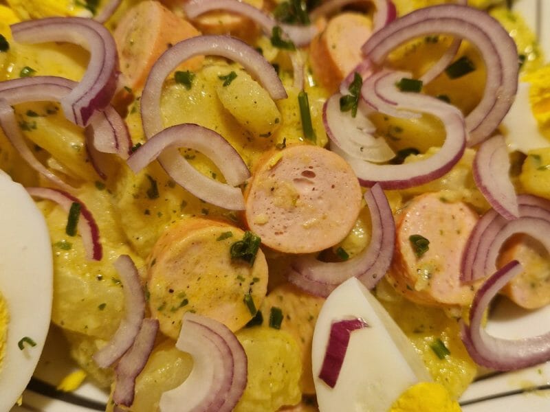 Cliquez pour zoomer ! Salade strasbourgeoise Thermomix par naturailes