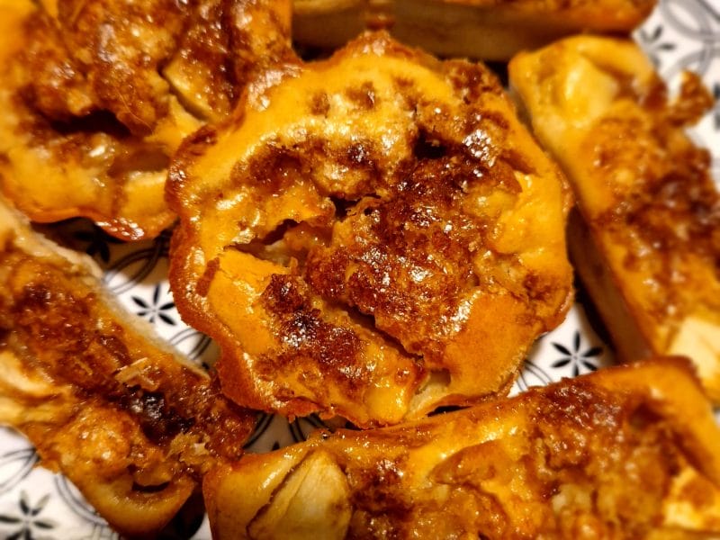 Cliquez pour zoomer ! Muffins aux pommes façon crumble Thermomix par naturailes