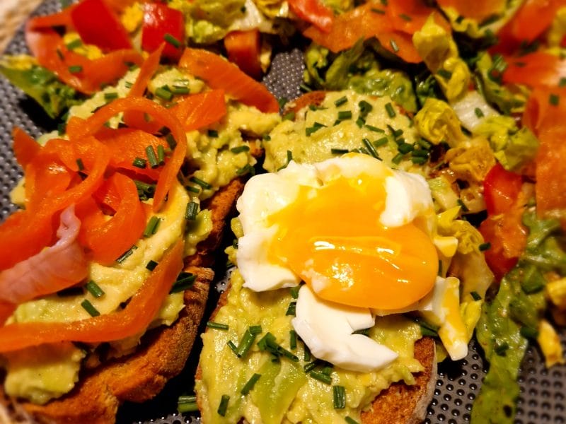 Cliquez pour zoomer ! Tartine avocat et oeuf mollet Thermomix par naturailes