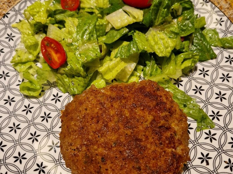 Cliquez pour zoomer ! Steak haché de boeuf au fromage Thermomix par naturailes