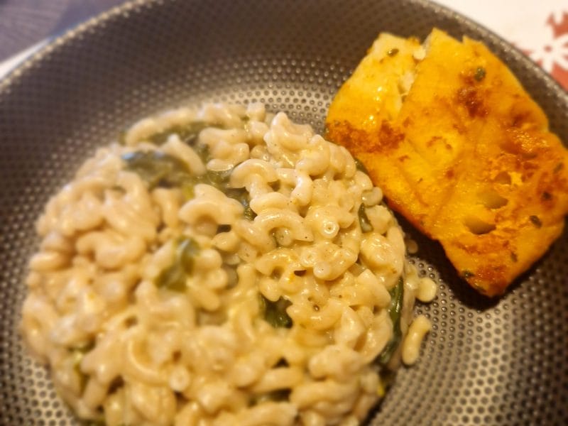 Cliquez pour zoomer ! One pot pasta – épinards et saumon fumé Thermomix par naturailes