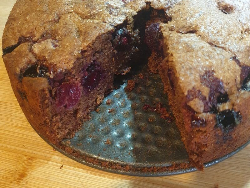 Cliquez pour zoomer ! Gâteau au chocolat et aux cerises Thermomix par naturailes