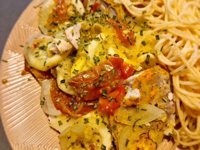 Cliquez pour zoomer ! Filets de merlan à la tomate Thermomix par naturailes