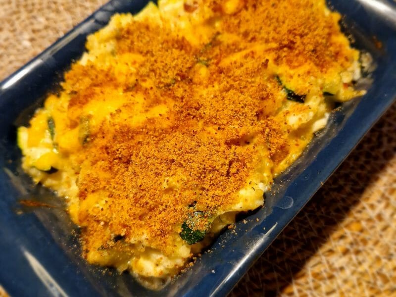 Cliquez pour zoomer ! Gratin de perles, saumon et courgettes Thermomix par naturailes