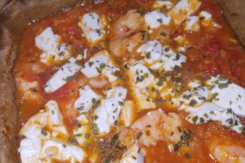 Cliquez pour zoomer ! Crevettes à la grecque Thermomix par naturailes