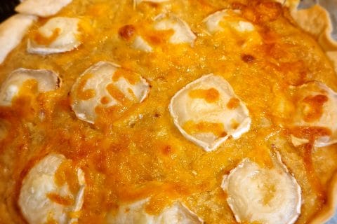 Cliquez pour zoomer ! Quiche oignons, chèvre et miel Thermomix par naturailes