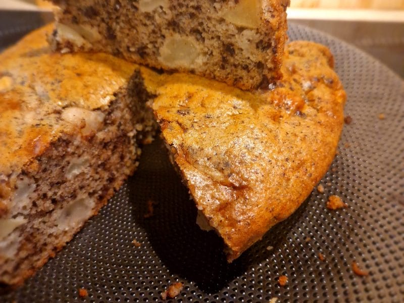Cliquez pour zoomer ! Gâteau des femmes pressées poires et chocolat Thermomix par naturailes