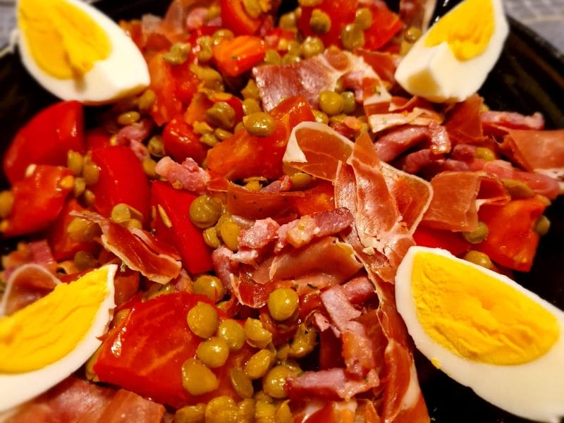 Cliquez pour zoomer ! Salade de lentilles Thermomix par naturailes