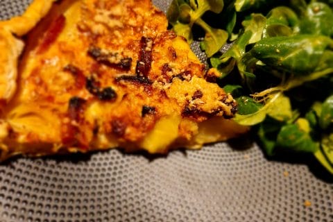 Cliquez pour zoomer ! Tarte aux poireaux et jambon Thermomix par naturailes