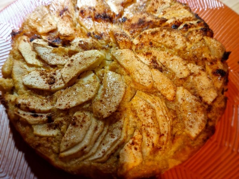 Cliquez pour zoomer ! Tarte aux pommes sans pâte Thermomix par naturailes