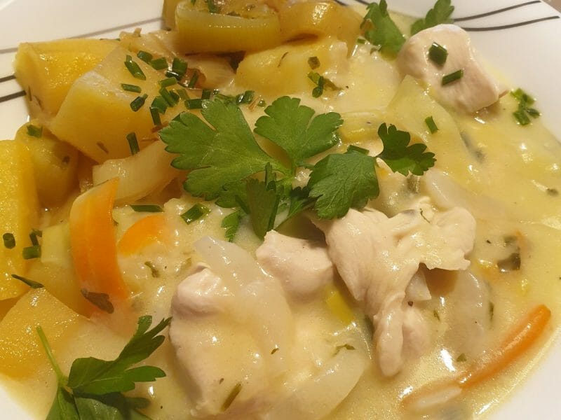 Cliquez pour zoomer ! Waterzooï de poulet Thermomix par naturailes