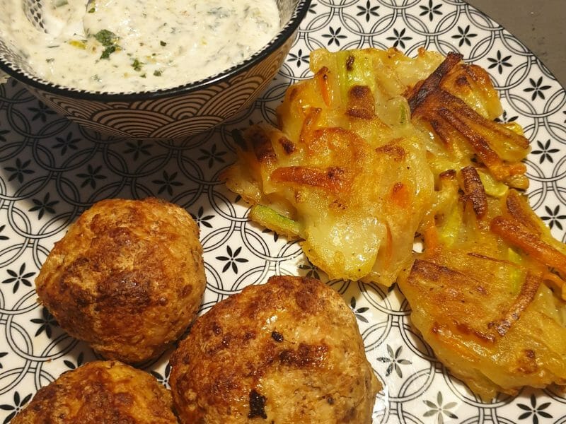 Cliquez pour zoomer ! Yachaejeon – Pancakes de légumes coréens Thermomix par naturailes