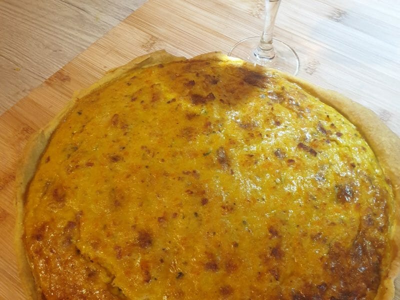 Cliquez pour zoomer ! Pâte brisée curry et curcuma Thermomix par naturailes