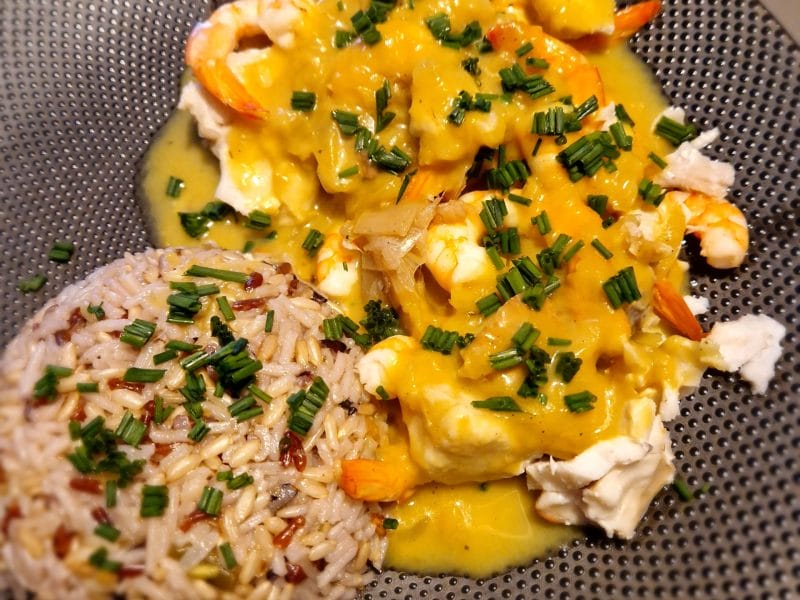 Cliquez pour zoomer ! Blanquette de lotte Thermomix par naturailes