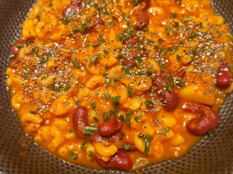 Cliquez pour zoomer ! Soupe aux haricots rouges et coquillettes Thermomix par naturailes