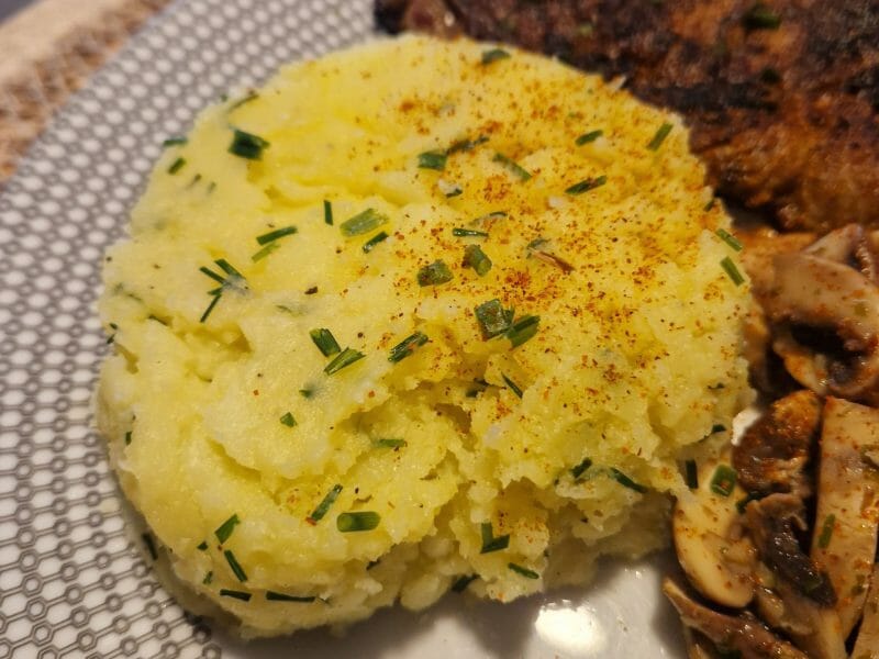 Cliquez pour zoomer ! Ecrasé de pommes de terre à l’huile d’olive Thermomix par naturailes