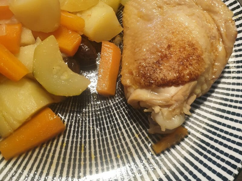 Cliquez pour zoomer ! Poulet rôti à la Marocaine Thermomix par naturailes