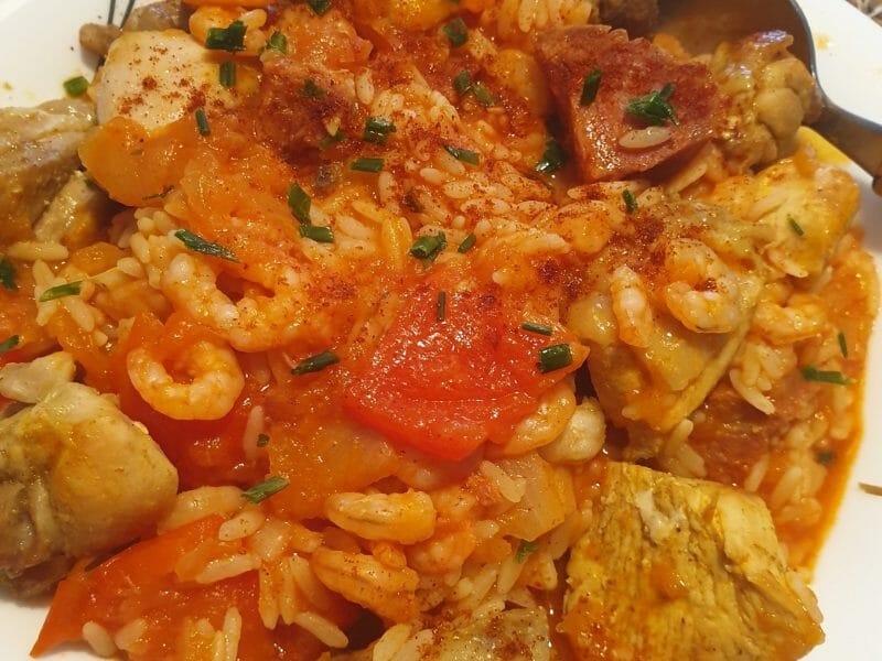Cliquez pour zoomer ! Jambalaya Thermomix par naturailes
