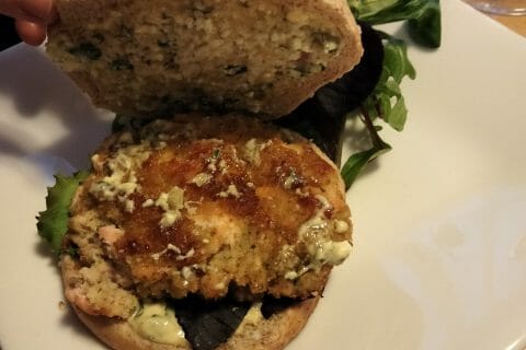 Cliquez pour zoomer ! Burger au saumon Thermomix par jerome27340
