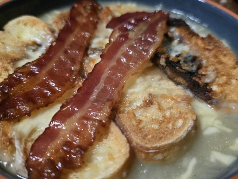 Cliquez pour zoomer ! Gratinée à l’oignon Thermomix par Vero