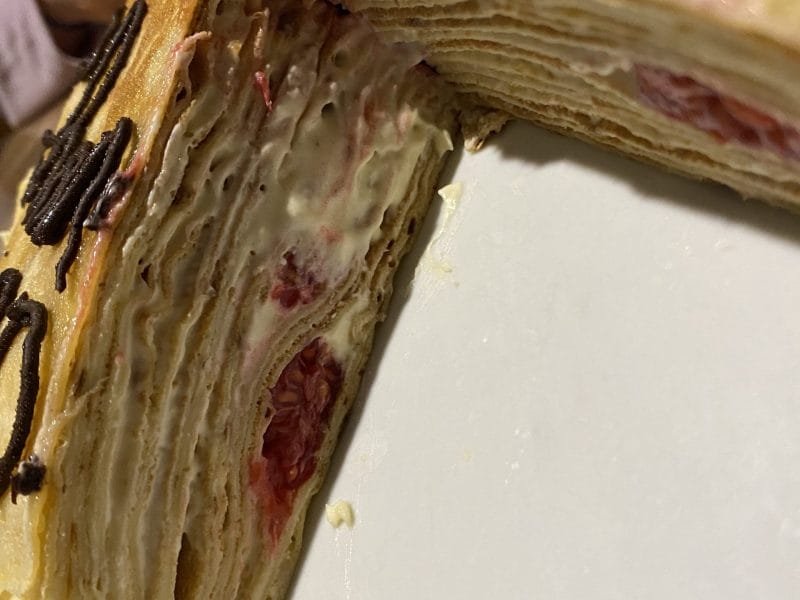 Cliquez pour zoomer ! Gâteau de crêpes à la vanille – Mille crepe cake Thermomix par gervari18