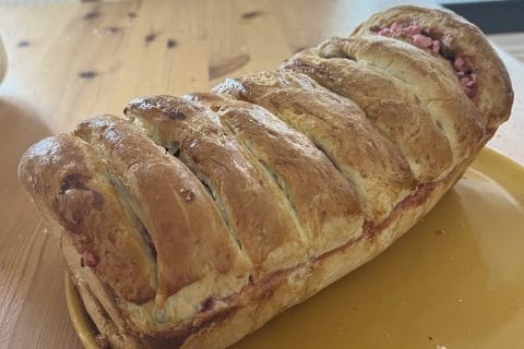Cliquez pour zoomer ! Brioche aux pralines roses Thermomix par sophie_1280