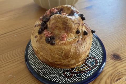 Cliquez pour zoomer ! Brioche aux pralines roses Thermomix par sophie_1280