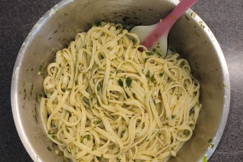 Cliquez pour zoomer ! Spaghetti à l’ail et à l’huile d’olive Thermomix par souwws