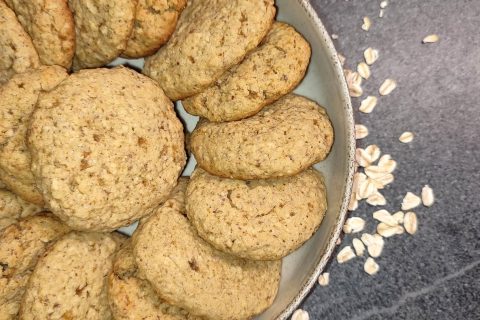 Cliquez pour zoomer ! Biscuits aux flocons d’avoine et amandes Thermomix par souwws