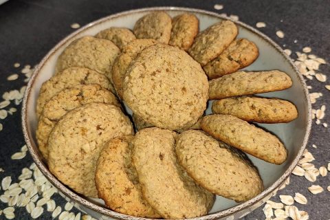 Cliquez pour zoomer ! Biscuits aux flocons d’avoine et amandes Thermomix par souwws
