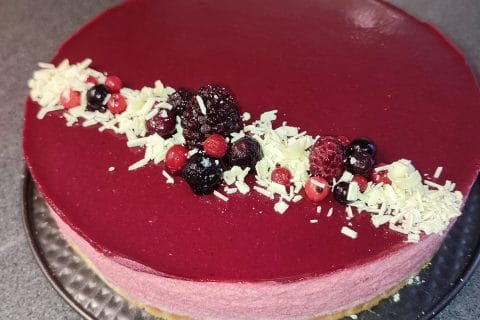Cliquez pour zoomer ! Bavarois aux framboises Thermomix par souwws