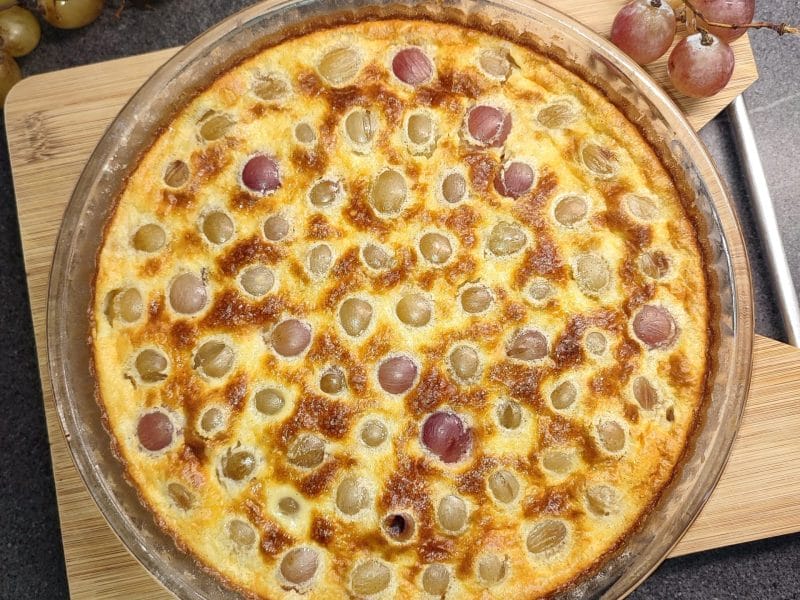 Cliquez pour zoomer ! Clafoutis aux raisins frais Thermomix par souwws