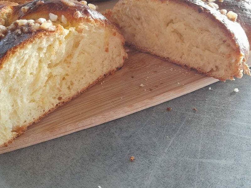 Cliquez pour zoomer ! Brioche tressée à la mie filante Thermomix par steph2504