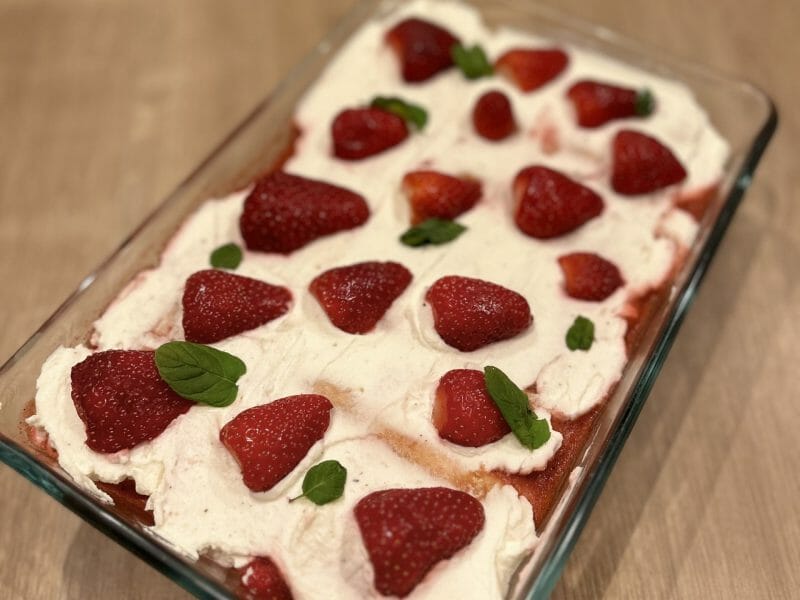 Cliquez pour zoomer ! Tiramisu aux fraises en verrines Thermomix par cla34