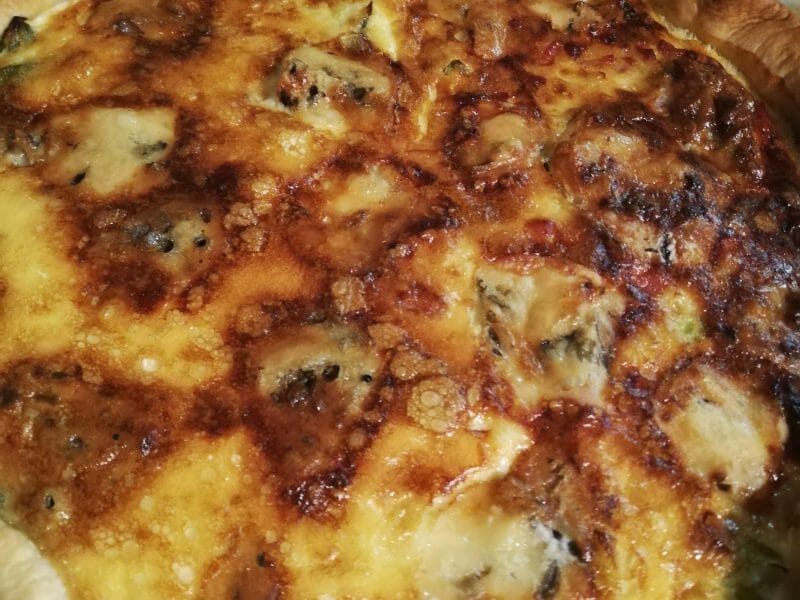 Cliquez pour zoomer ! Flamiche aux poireaux et gorgonzola Thermomix par Luciole89