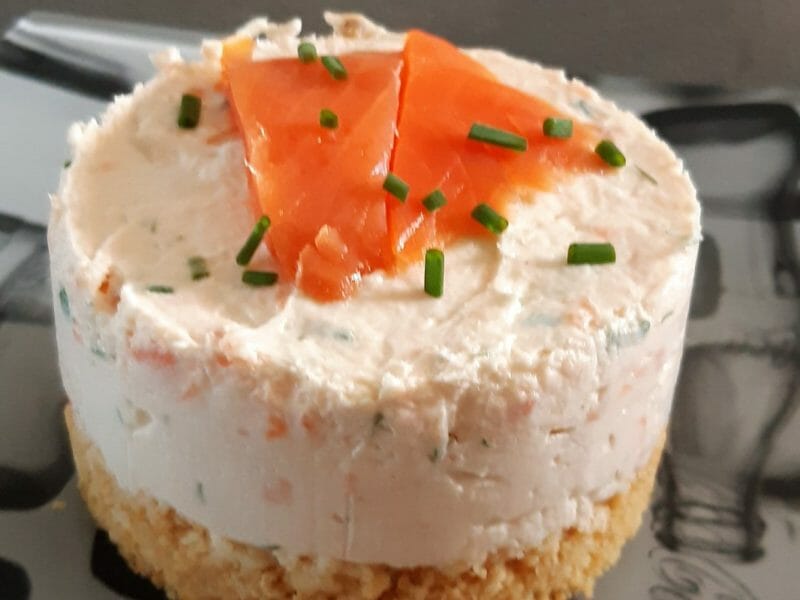 Cliquez pour zoomer ! Cheesecake au saumon sans cuisson Thermomix par frontline2007