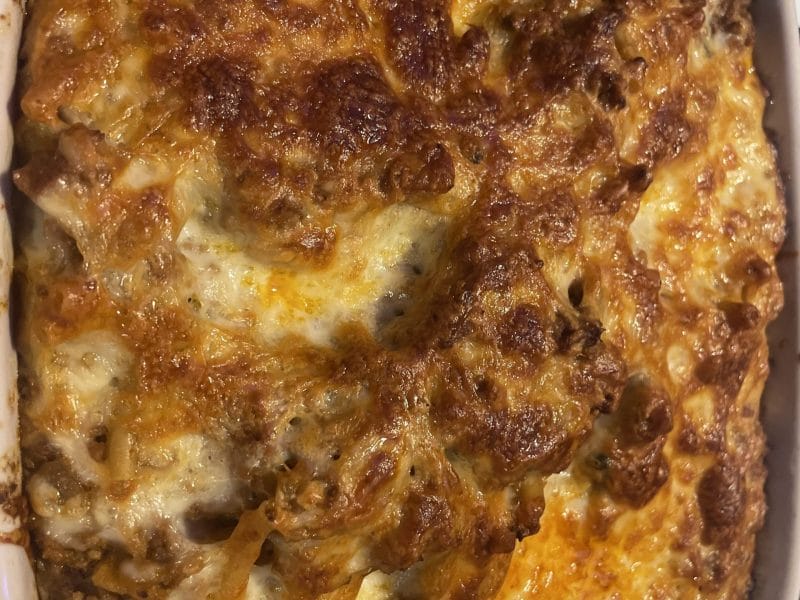 Cliquez pour zoomer ! Gratin de macaroni à la bolognaise Thermomix par sophie30000